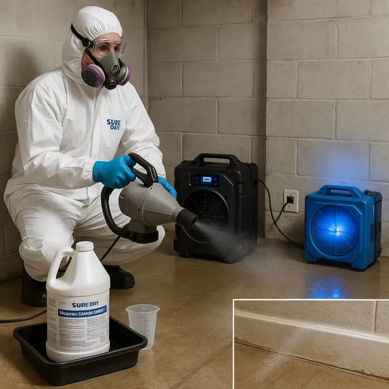 Sanitization and Odor Removal process in Upper Grand Lagoon, FL